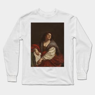 The Cimmerian Sibyl by After Guercino Long Sleeve T-Shirt